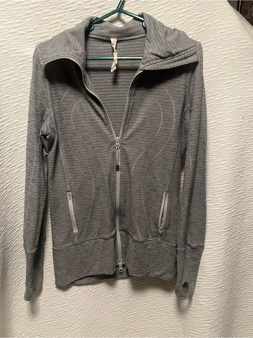 Lululemon In Stride Jacket in heathered gray Size 6
